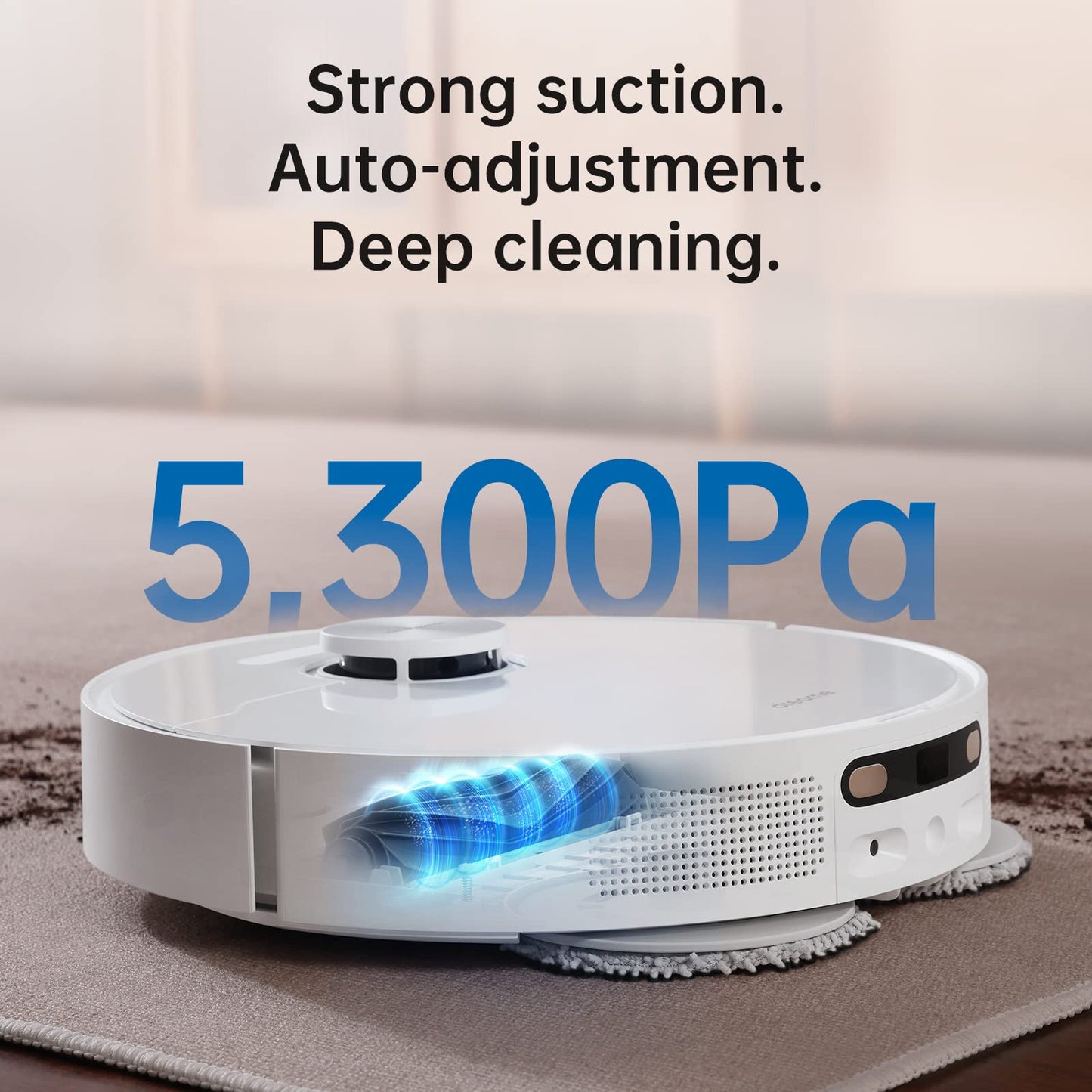 Dreametech L10s Ultra Robot Vacuum and Mop Combo, Auto Mop Cleaning and Drying, Self-Refilling and Self-Emptying Base for 60 Days of Cleaning, 5300Pa Suction and AI Navigation, Compatible with Alexa